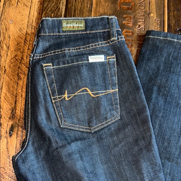 NWOT David Kahn Blue Boot Cut Jeans Classic Style - Picture 6 of 6
